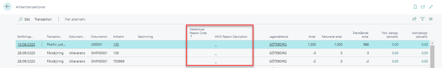 integration av WMS 